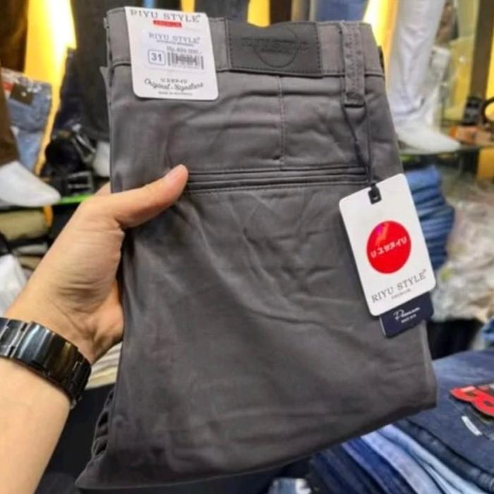 RIYU STYLE/CELANA CHINOS PANJANG PRIA SLIMFIT//CELANA CHINOS PANJANG PRIA PREMI