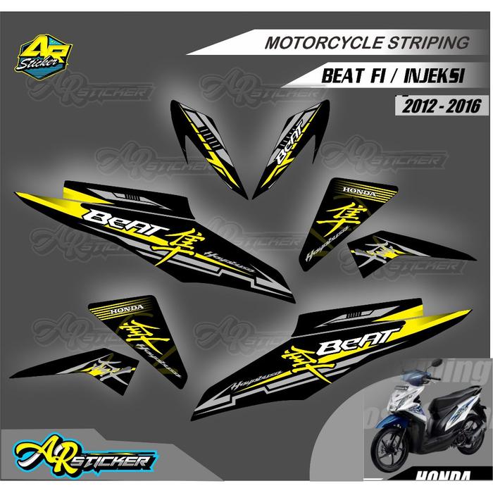 NEW!! READY!! striping beat fi Hayabusa - stiker beat fi - striping beat fi 2014 / decal beat fi - s