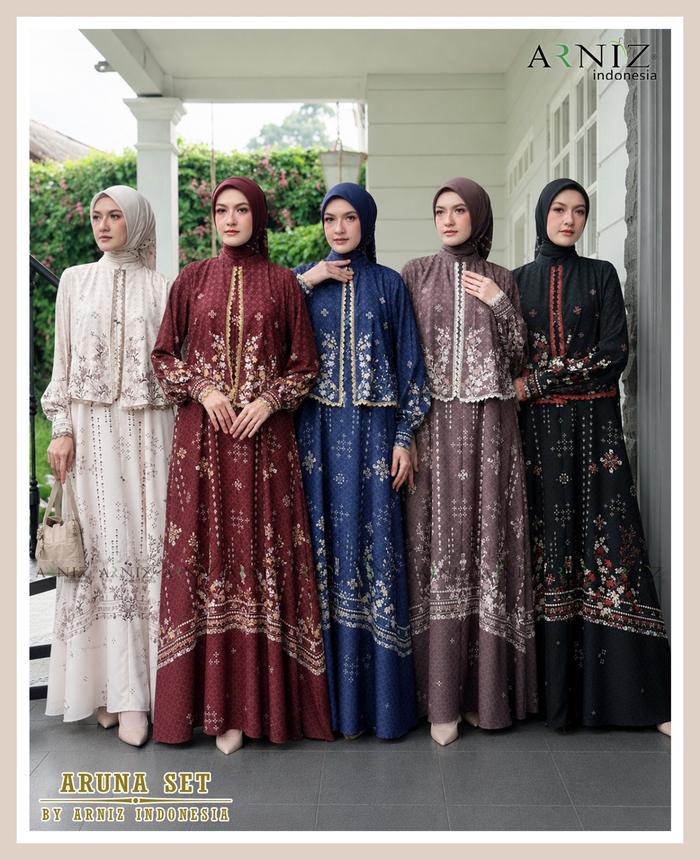 Exclusive - Aruna Setelan Scarf (Arniz Collection Premium) by Arniz Indonesia