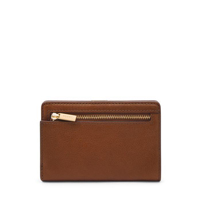 Fossil Liza Multifunction Brown Leather Dompet Wanita - Sl7986G-200