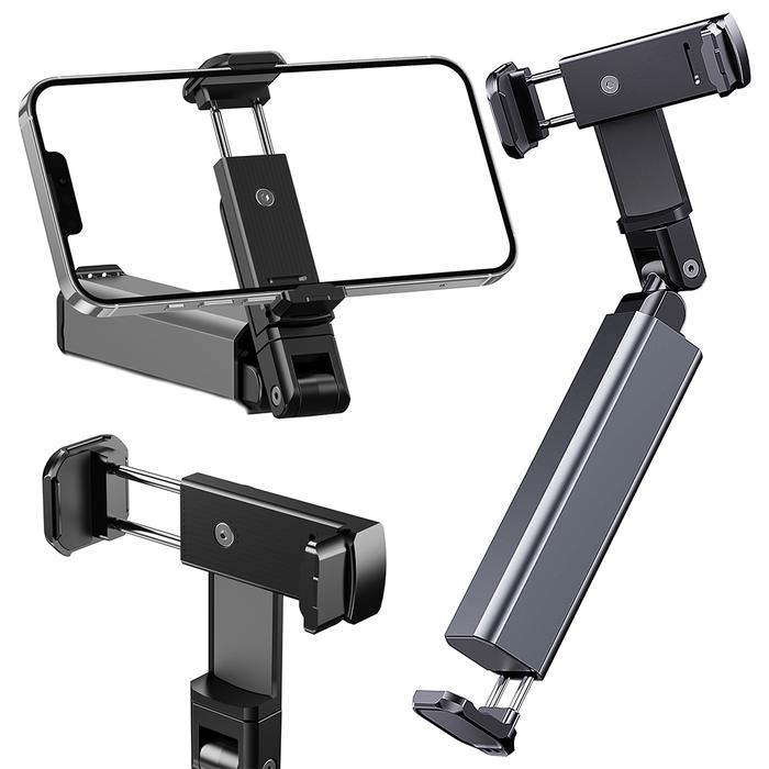 Airplane Phone Holder Travel Essentials Flexible Rotation Hands-Free Airplane Phone Mount for iPhone