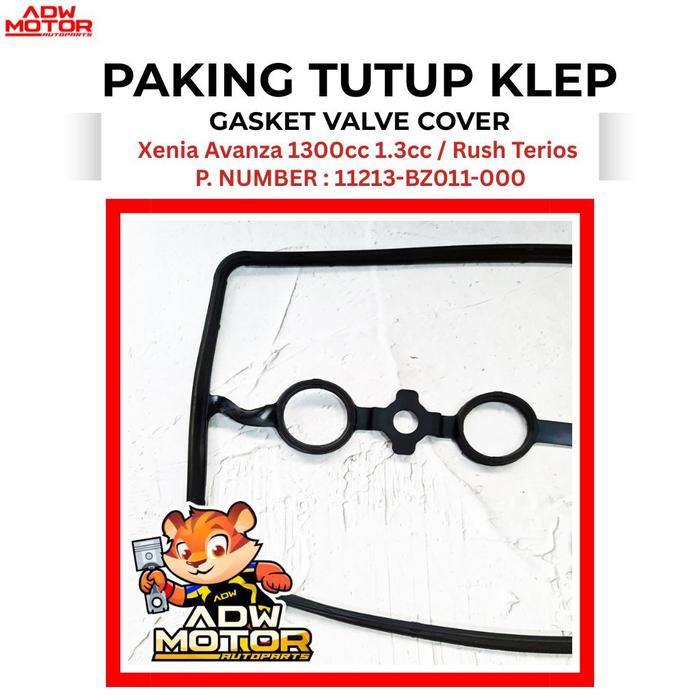 TERBARU!!! Paking Tutup Klep Xenia Avanza 1300cc 1.3cc / Rush Terios 11213-BZ011-000 Cylinder Head