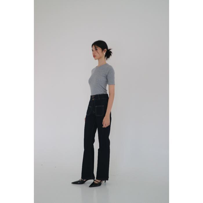 Amygo Store - The Petite Jeans | Jeans Wanita | Denim Wanita | Flare Jeans