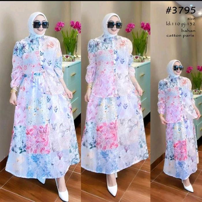 dress one set bunga @meilianastore