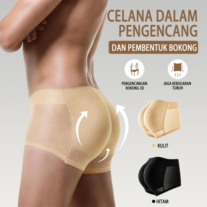 [Pengencangan bokong 15 derajat]Celana Dalam Pengangkat Bokong Busa/ Celana Busa Bokong/ Busa Pantat