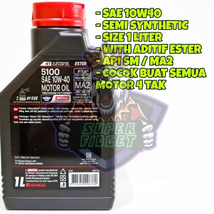 BEST SELLER Motul 5100 4T 10W40/15W50 1L