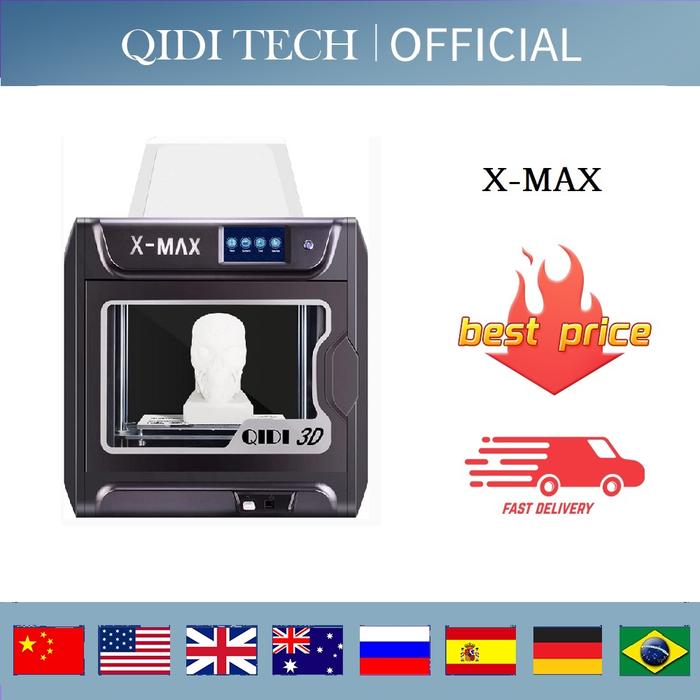 QIDI TECH X-MAX 2 3D Printer Large Print Size 300*250*300 Double z