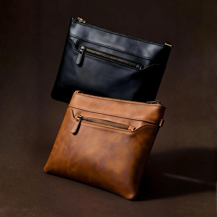 Oxleve Benoit Leather Clutch I Clutch Kulit Pria Premium I Handmade Elegan Carry Silence and Power