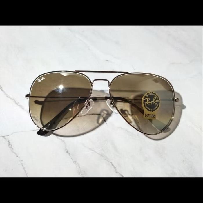Kacamata RayBan Aviator RB3026 Large Metal 62 Frame Brown