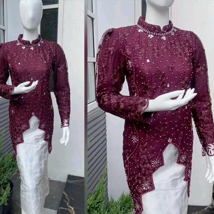 Kebaya Tunik RndNr Terbaru//Ready Stok//Kebaya Wisuda kekinian//Kebaya Modern wanita