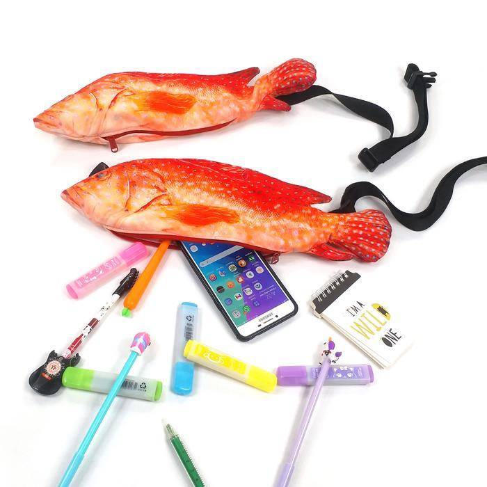 PROMO!! Tas Travel Selempang Punggung Ikan Kerapu Merah kado Hobby Pancing Mancing STOK TERBATAS!!