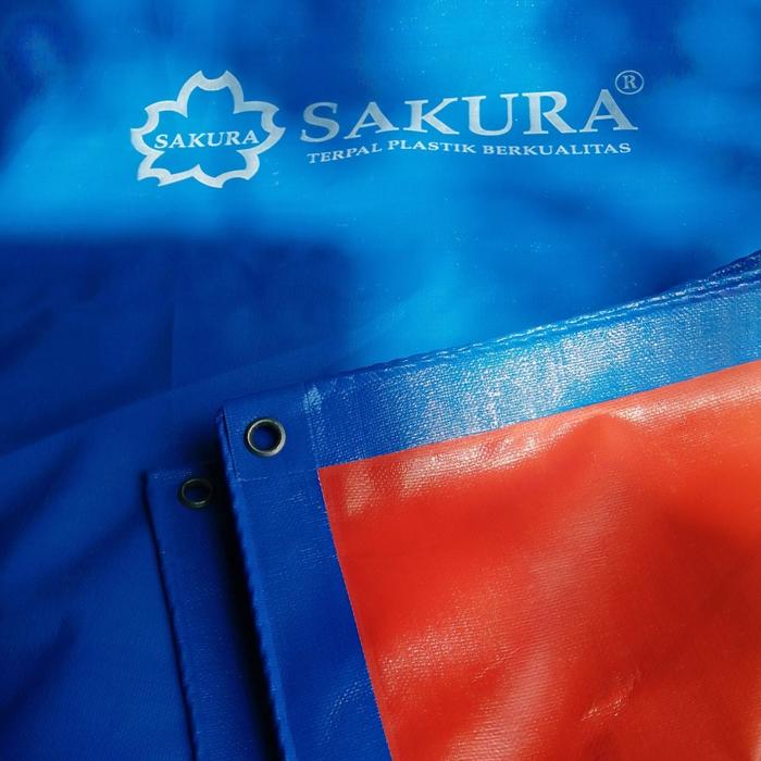 Terpal A12 Sakura 3x4 Meter | Terpal 3x4 M Merk Sakura A12 (Bahan 2 Meter)