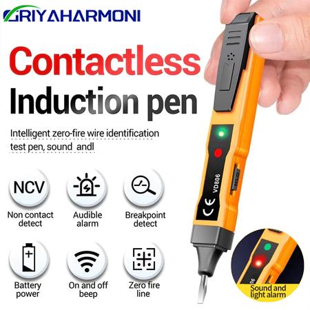Tespen Listrik Digital Cek Kabel Putus Non Contact Ac Dc Voltage Alert Detector Tespen Kabel Putus B