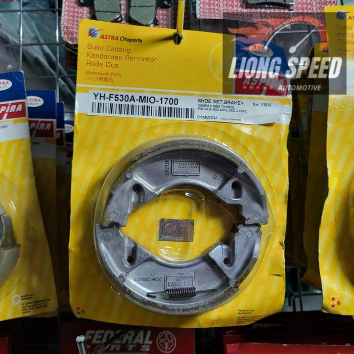 KAMPAS REM BELAKANG + PER YAMAHA MIO NEW SOUL J FINO ASPIRA ORI MIO