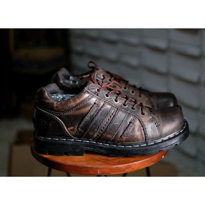 Sepatu Low Boots Dr Martens Harrison Leather Kulit Rugged Vintage not Timberland Caterpillar Paraboo