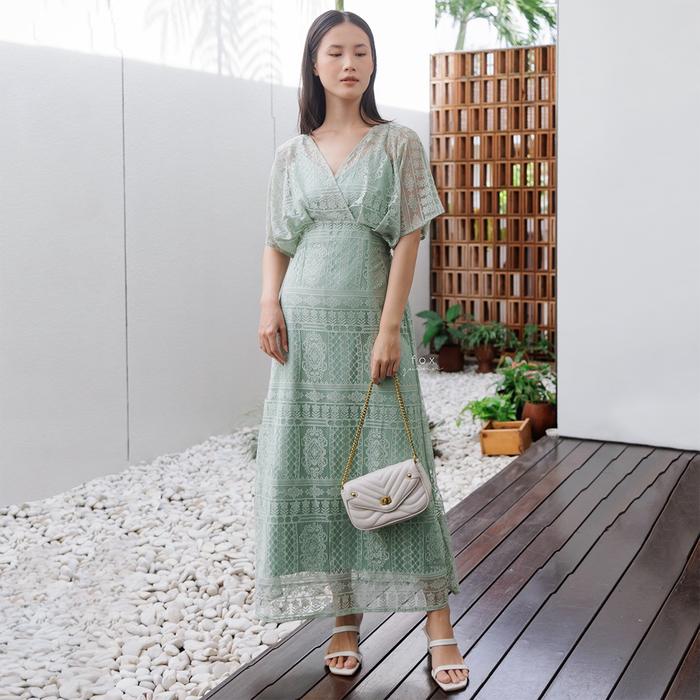 Ready- Foxquinn SAFIA DRESS / Dress Wanita / Kaftan Dress