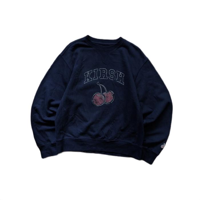 Kirsh Cherry Logo Sweatshirt - Navy