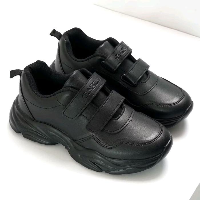 Sepatu sekolah anak unisex hitam  Gabino G3CB3009 Fashion