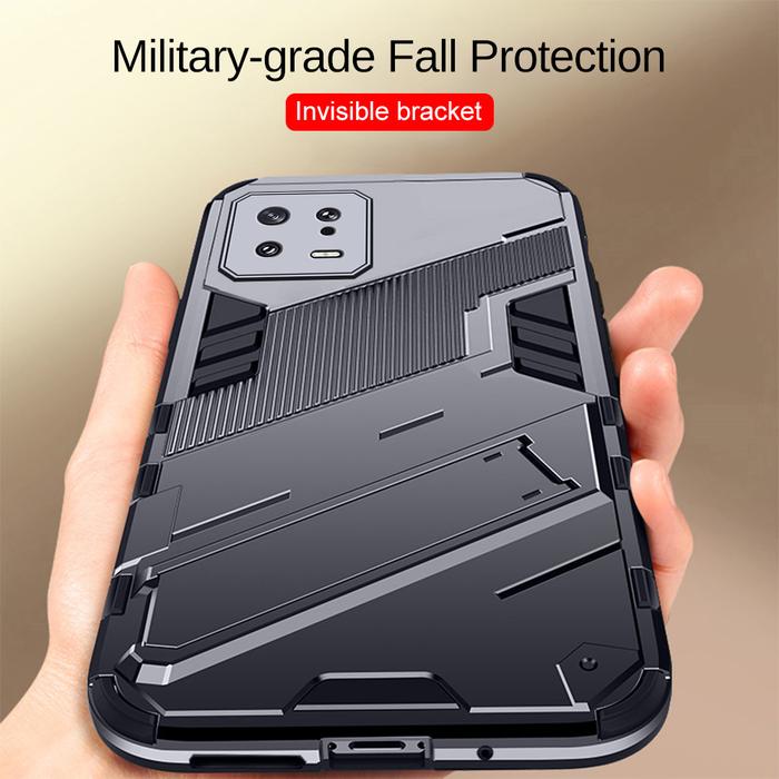 For Xiaomi 13 Pro Case Hidden Stand Armor Hard Coque On Xiaomi13