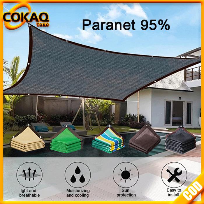 COKAQ Paranet 95% Jaring Peneduh Jaring Paranet Jaring Peneduh Ultraviolet