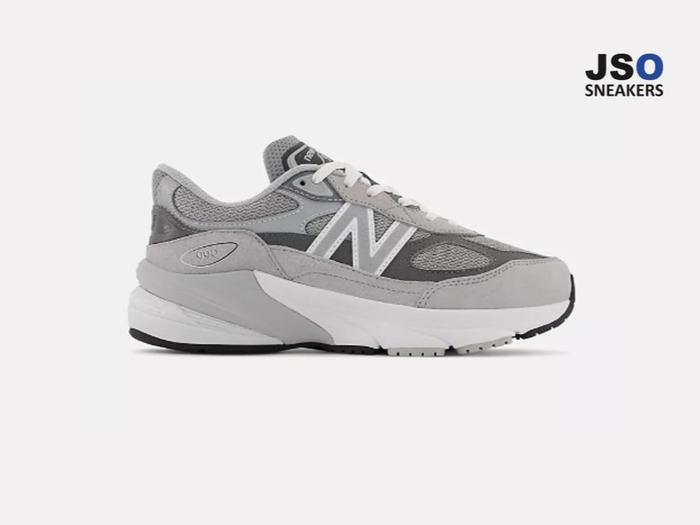 Sepatu New Balance 990v6 Grey (GS)(SKU : GC990GL6)