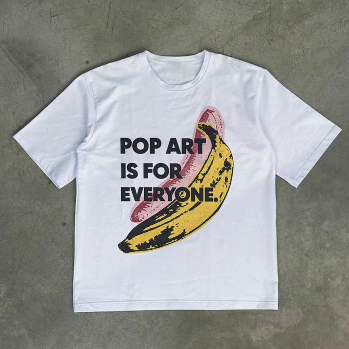 [COD]TSHIRT POP ART BY ANDY WARHOL DESAIN KUALITAS BAHAN KATUN COMBED UNISEX PRIA WANITA - KAOS SENI
