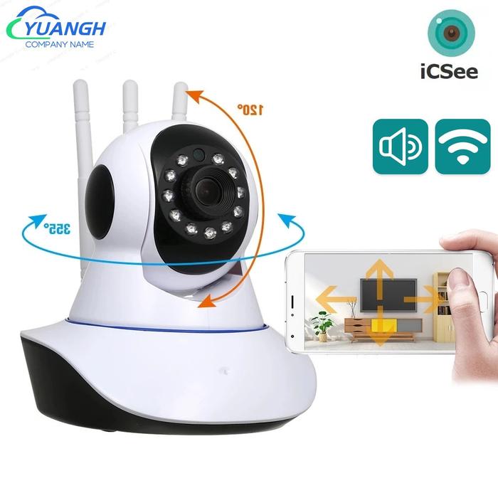 Wireless Indoor WIFI Camera 4MP ICSee CCTV Smart Home Video