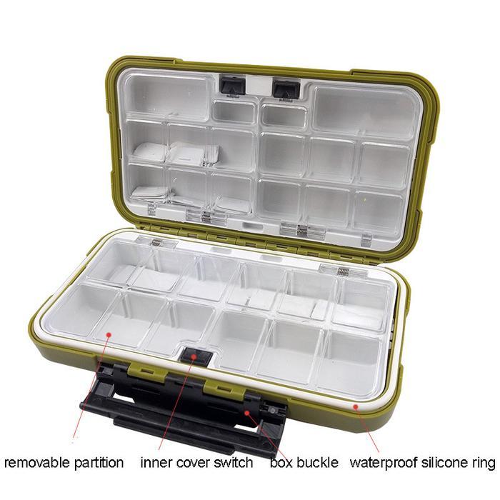 Kotak Perkakas Kail Pancing Tackle Box Waterproof KOTAK PANCING BOX KAIL PANCING KOTAK PANCING KOTAK