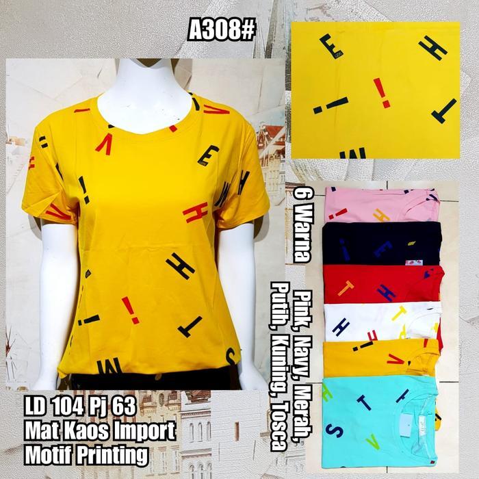EF604 Premium Mat Kaos Import JF.77 || Classic Fashionable Women's Clothes PROMO SPECIAL