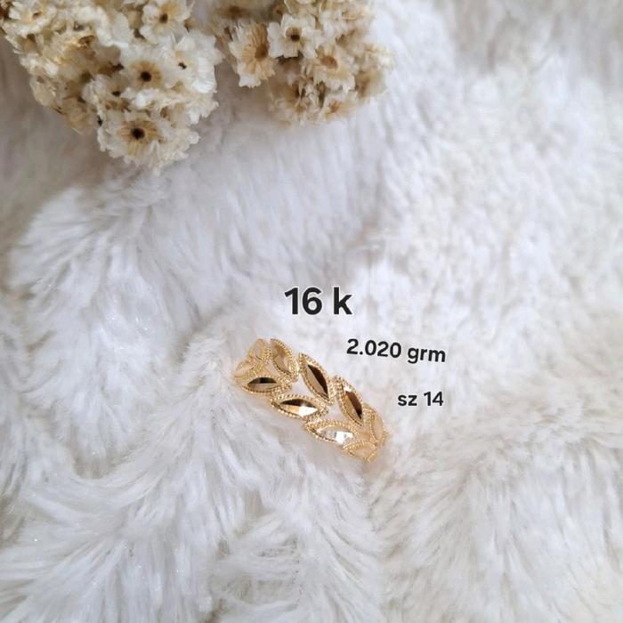 Cincin emas 70 daun kilap