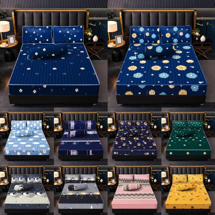 KUALITAS TERBAIK ⭐Sprei Waterproof Sultan(GRATIS SARUNG GULING+BANTAL)/ Sprei anti Air Anti Ompol An