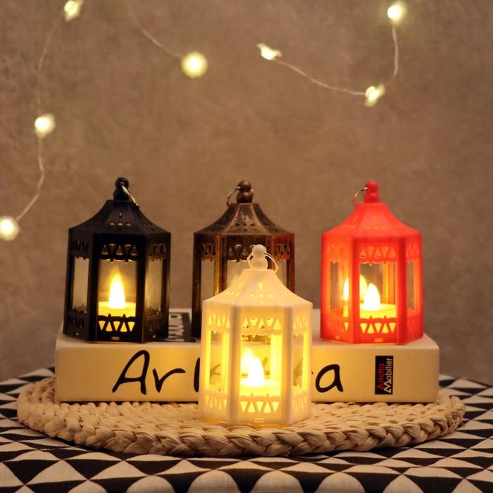 Safitiri Lampu Led Lentera Lilin Dekorasi Rumah Tema Ramadhan Idul Fitri Lilin Lentera