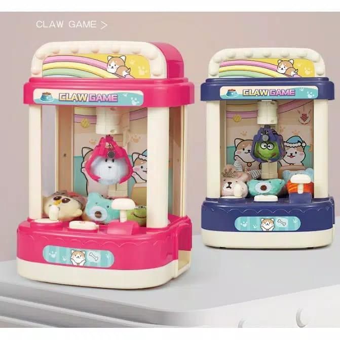 WD Mainan Claw Game / Joy Claw Doll Machine / Mesin Capit Mini Mirip di Timezone