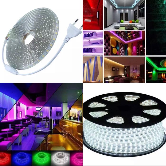 Led strip 5050 meteran 1M-100M lampu plafon led strip 5050 lampu ceiling