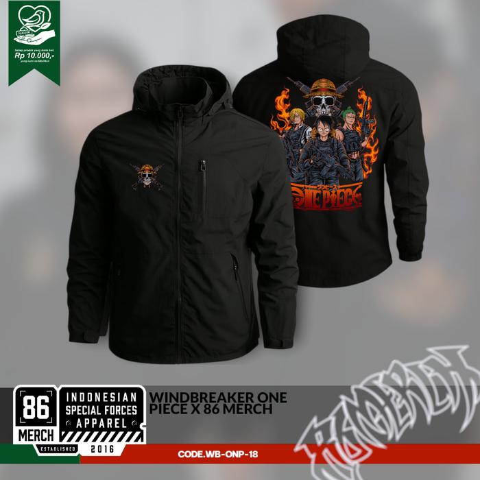 ONE PIECE X 86 MERCH WINDBREAKER