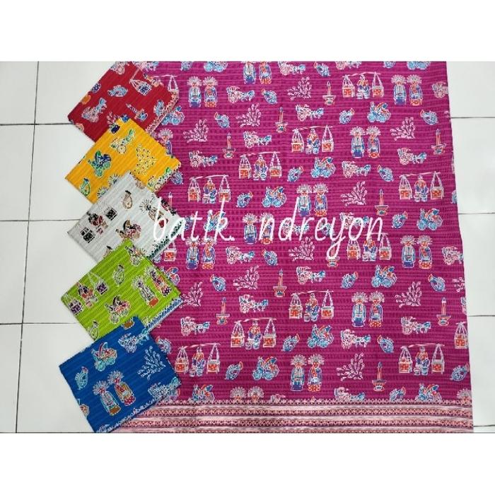 Ready- kain batik Betawi kode kerak telor