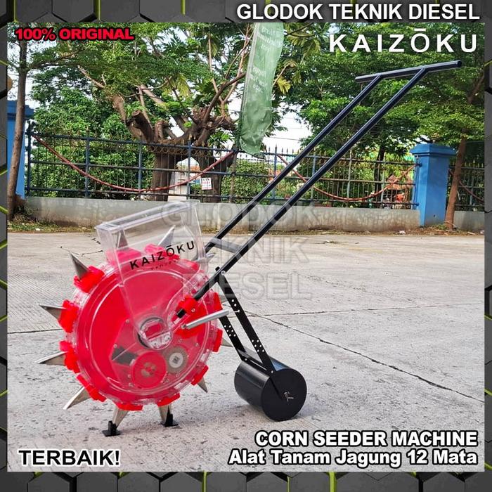 Kaizoku Alat Tanam Jagung Padi Alat Sebar Bibit Tanaman Biji Bijian Bibit 12 10 8 Mata Lubang Corn H