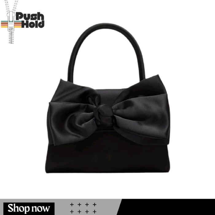 ALDO Handbag DECADENCE Top Handle Tas Tangan Wanita Original Hitam dengan Rumbai Besar - Black/Black