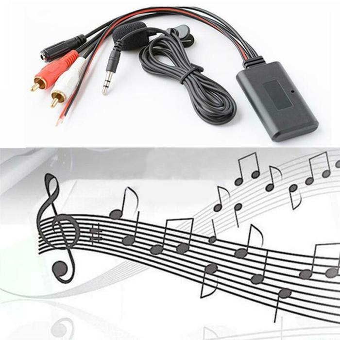 2020 Hot Car Universal 2RCA Adaptor Bluetooth Kompatibel AUX Music +