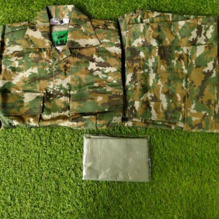 Baju PDL TNI Prima Bahan Sritex