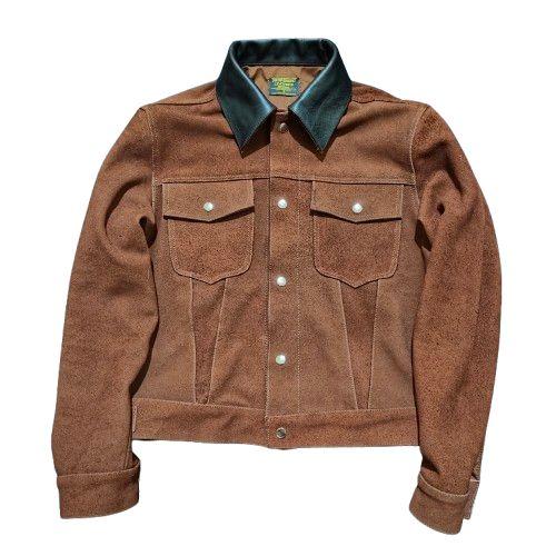 u2s-type3-suede jacket retrovault x dropseight leathers