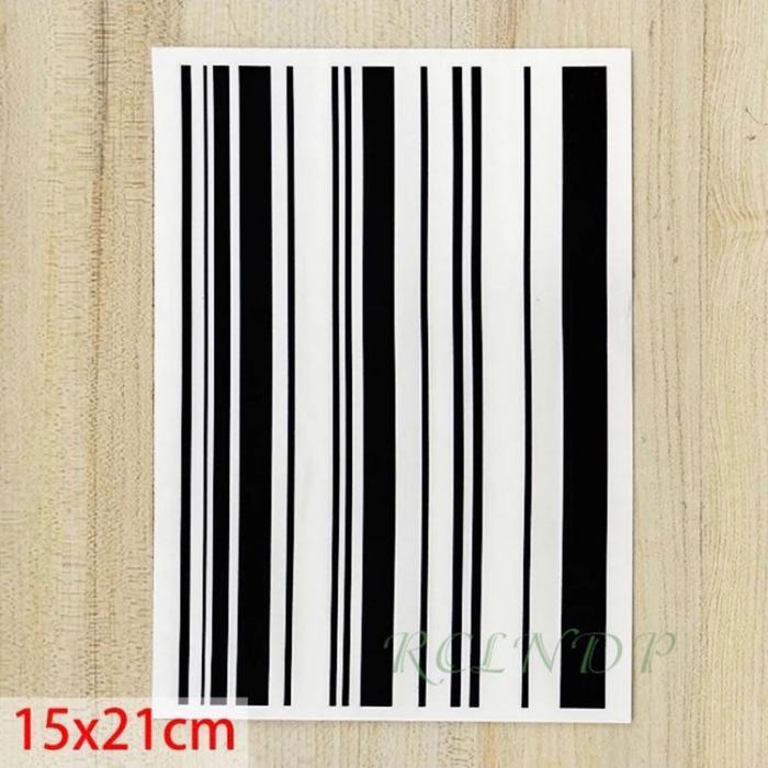 Desain garis gelang tribal temporary tattoo tato temporer fashion Bahan Bagus PREMIUM Tebal - GARIS 