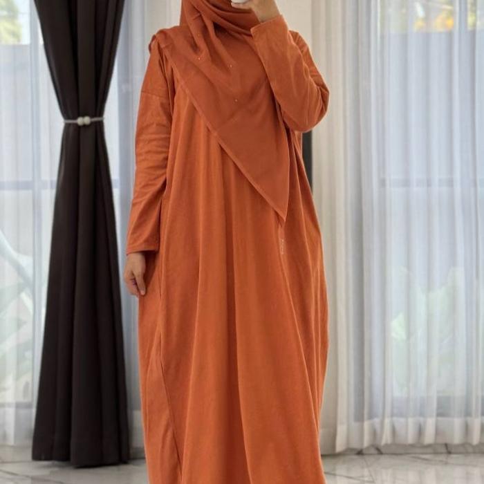 KAFTAN DELUNA WEAR Bahan kaos combed