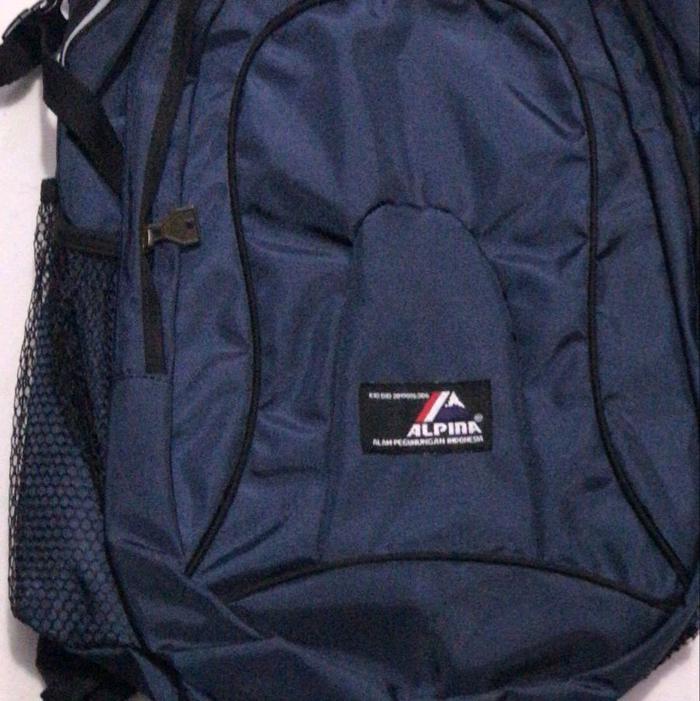 Alpina Tas Ransel Harian Biru Tahan Air dengan Desain Nyaman untuk Penggunaan Sehari-hari
