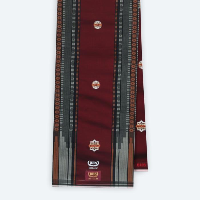 FREE ONGKIR Sarung BHS Excellent Gold Motif E52 SGF SJ Merah Orange