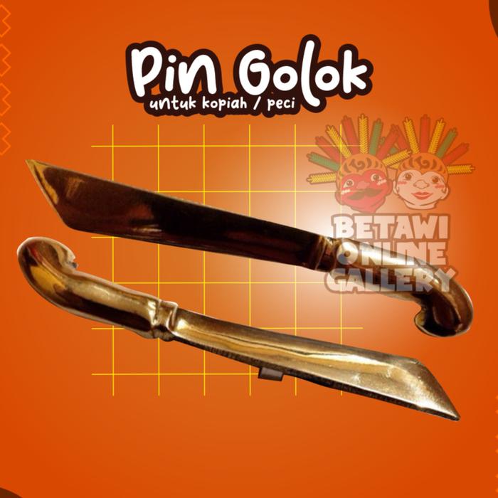 Pin / Bros golok / Pin Bros Aksesoris Peci