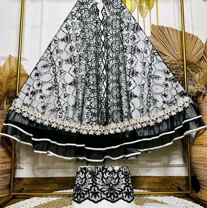 Mukena Brukat Import Tas Behel Termurah Mewah