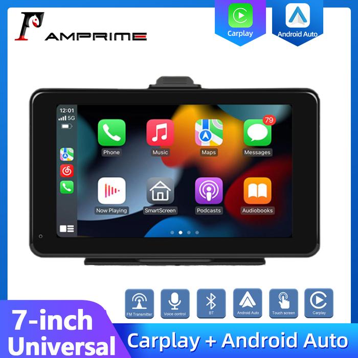 AMPrime Universal 7" Car Radio Multimedia Video Player Support
