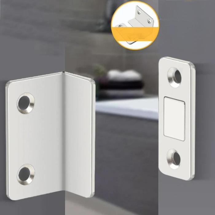 Magnet Pintu Lemari Penahan Door Closer Magnet L Kunci Magnet Lemari Geser Siku Catches L Magnet Le