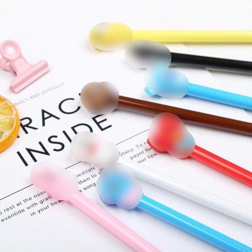 MM - Pulpen Cute Characters ARMY Black Ink Gel Pen Pena Army Stationary